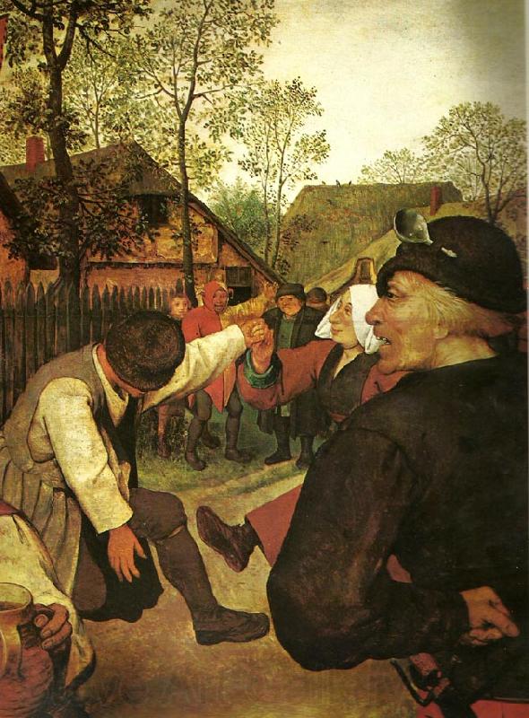 Pieter Bruegel detalj fran bonddansen Germany oil painting art